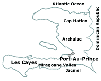 Map of Study area: Haiti